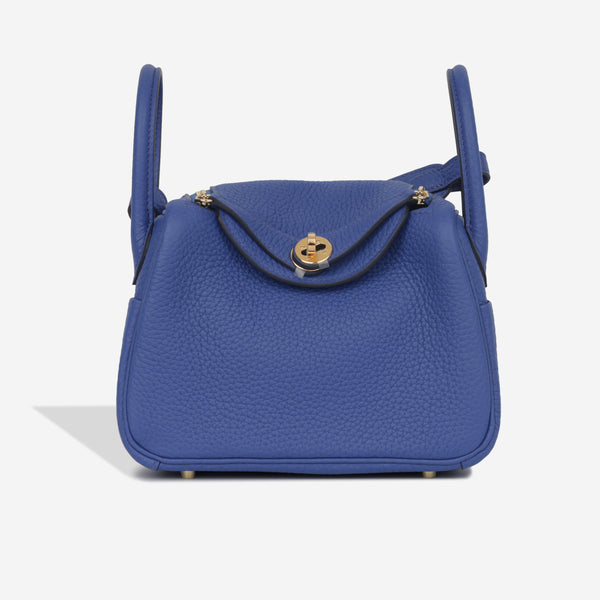Hermès - Lindy 26 - Bleu Royal Clemence - GHW - Brand New