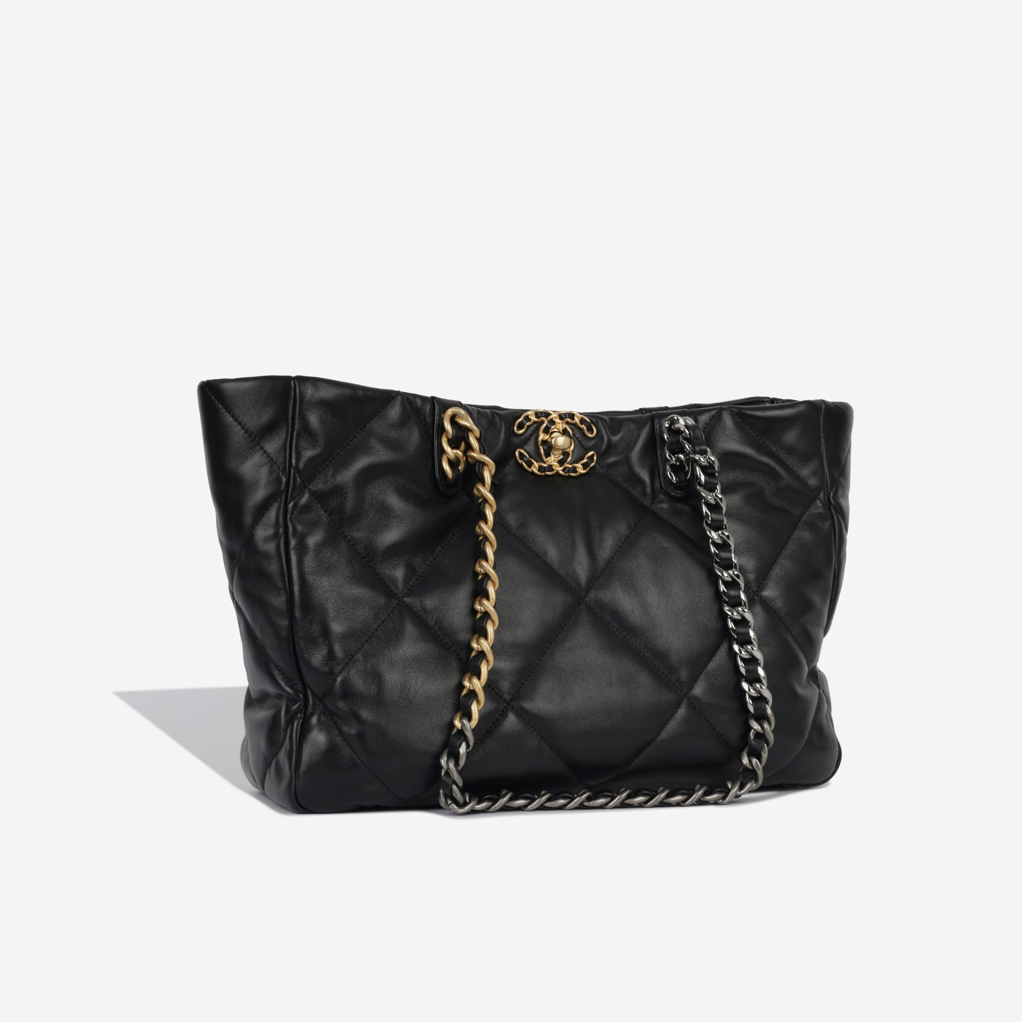 black chanel tote bag