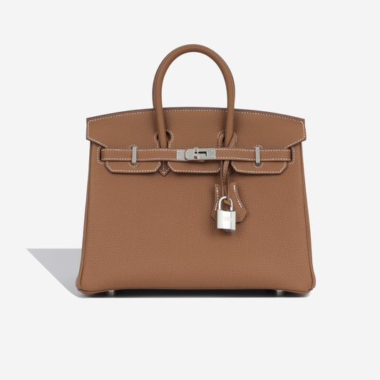 Birkin 25 - Gold Togo