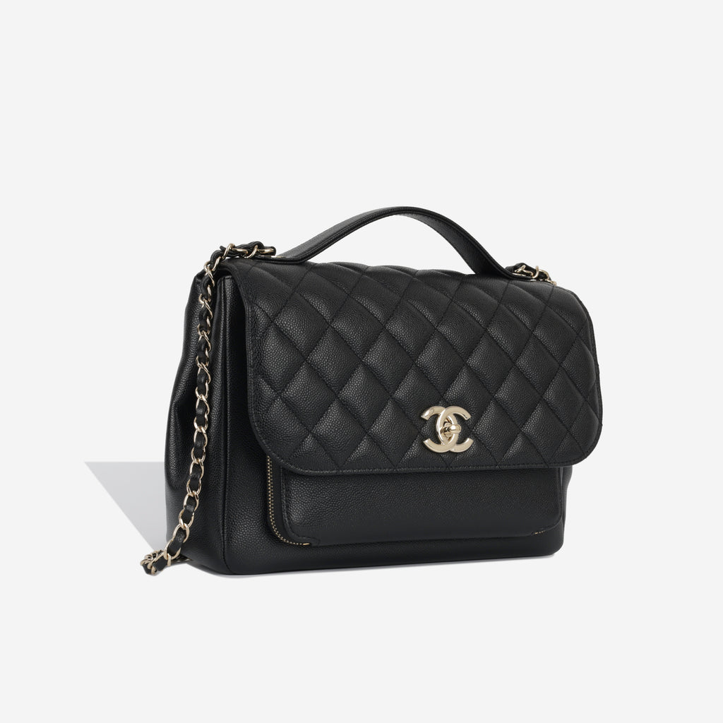 Large Business Affinity Flap Bag Black – Style Theory SG