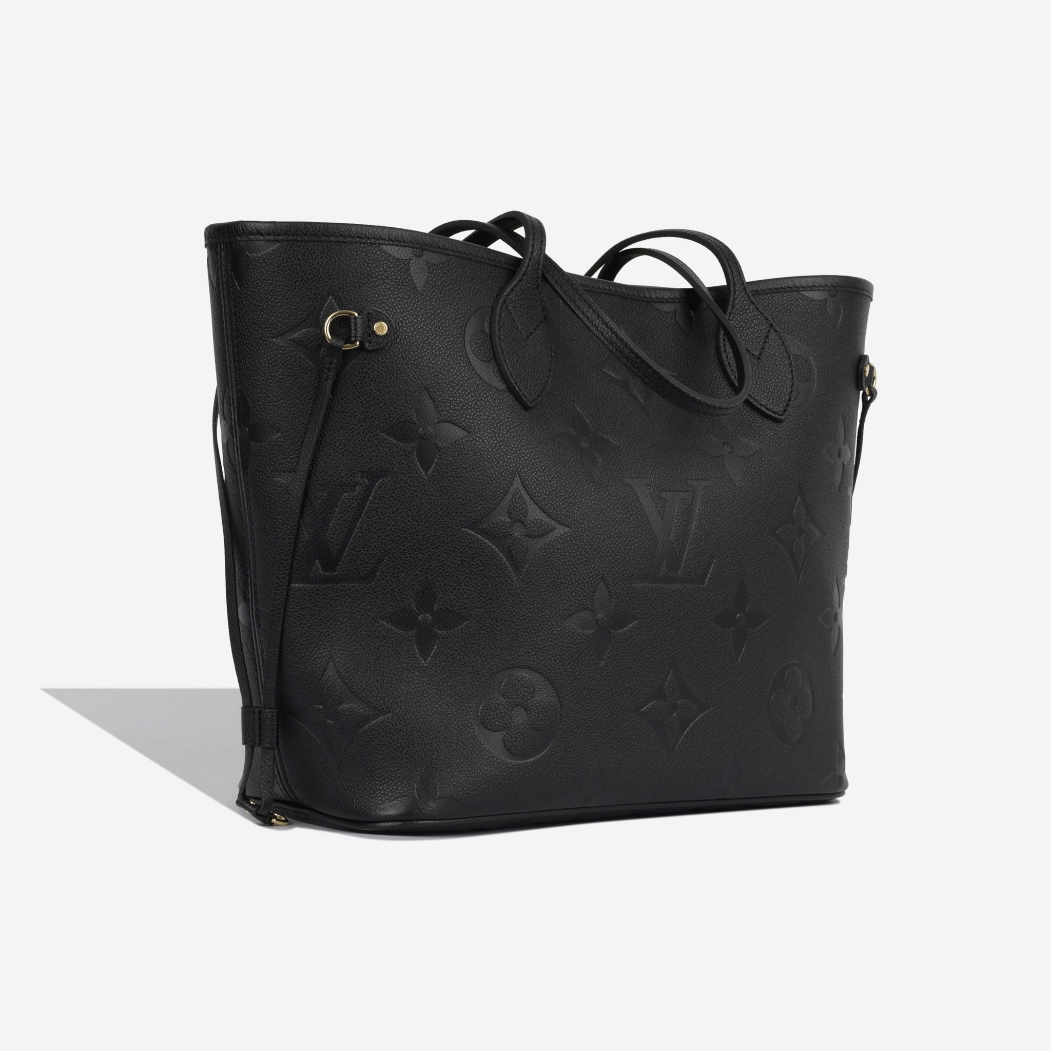 LOUIS VUITTON NEVERFULL MM EMPREINTE LEATHER / LV bag in detail