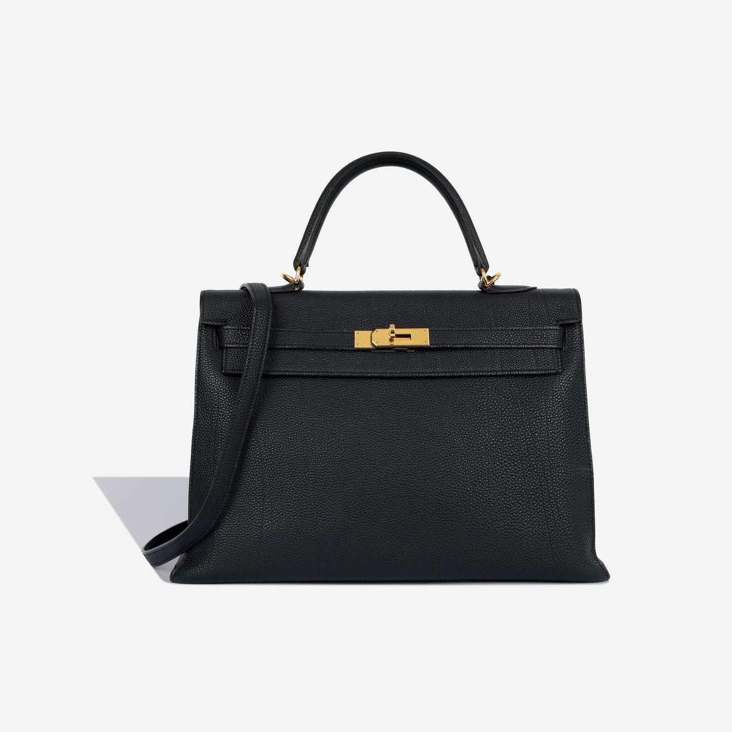 Vintage Kelly 35 - Noir Togo