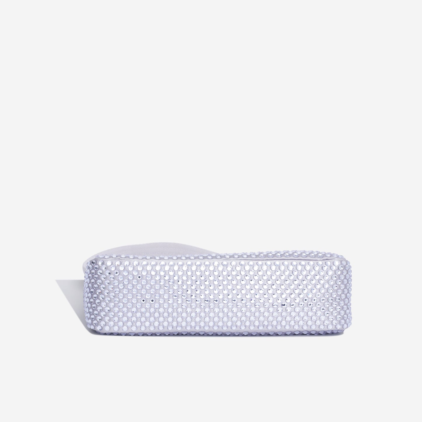 Satin Mini Bag with Crystals