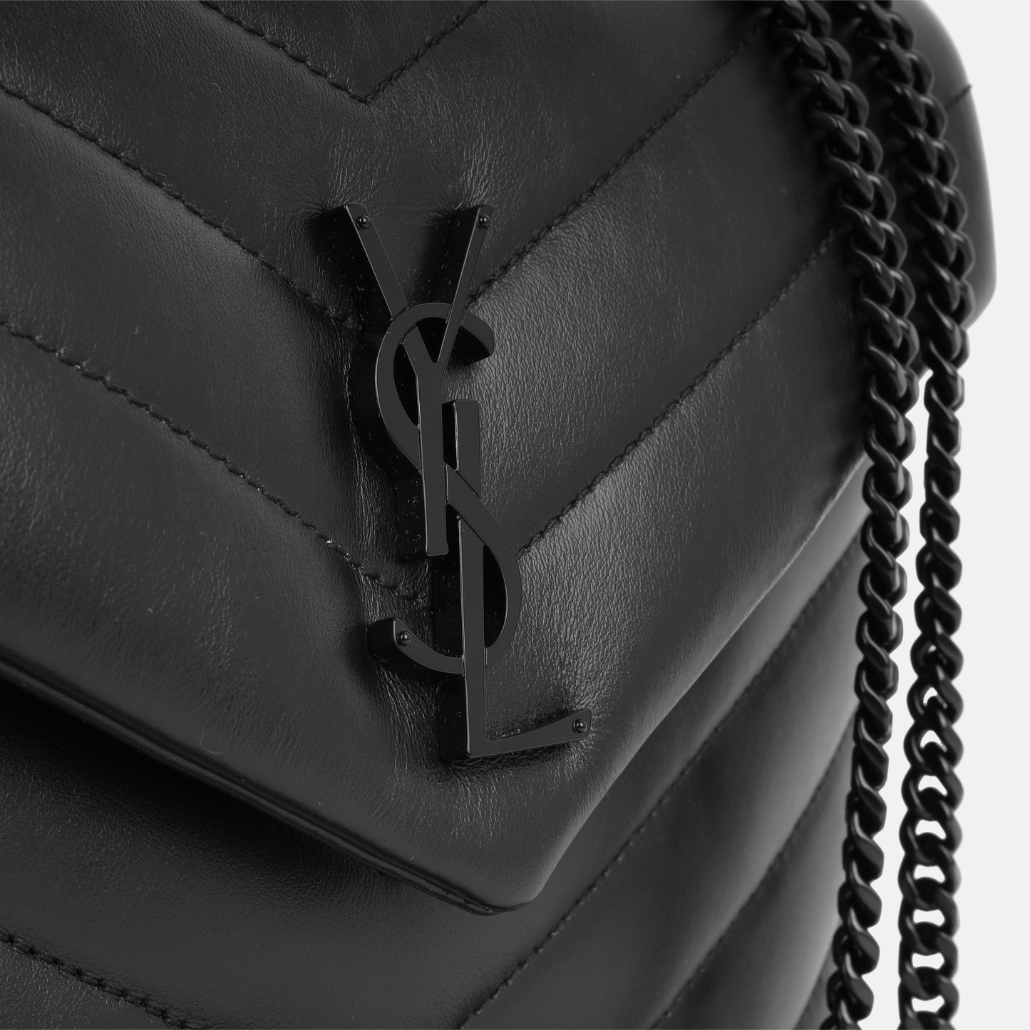 Small Lou Lou - Black Calfskin BHW