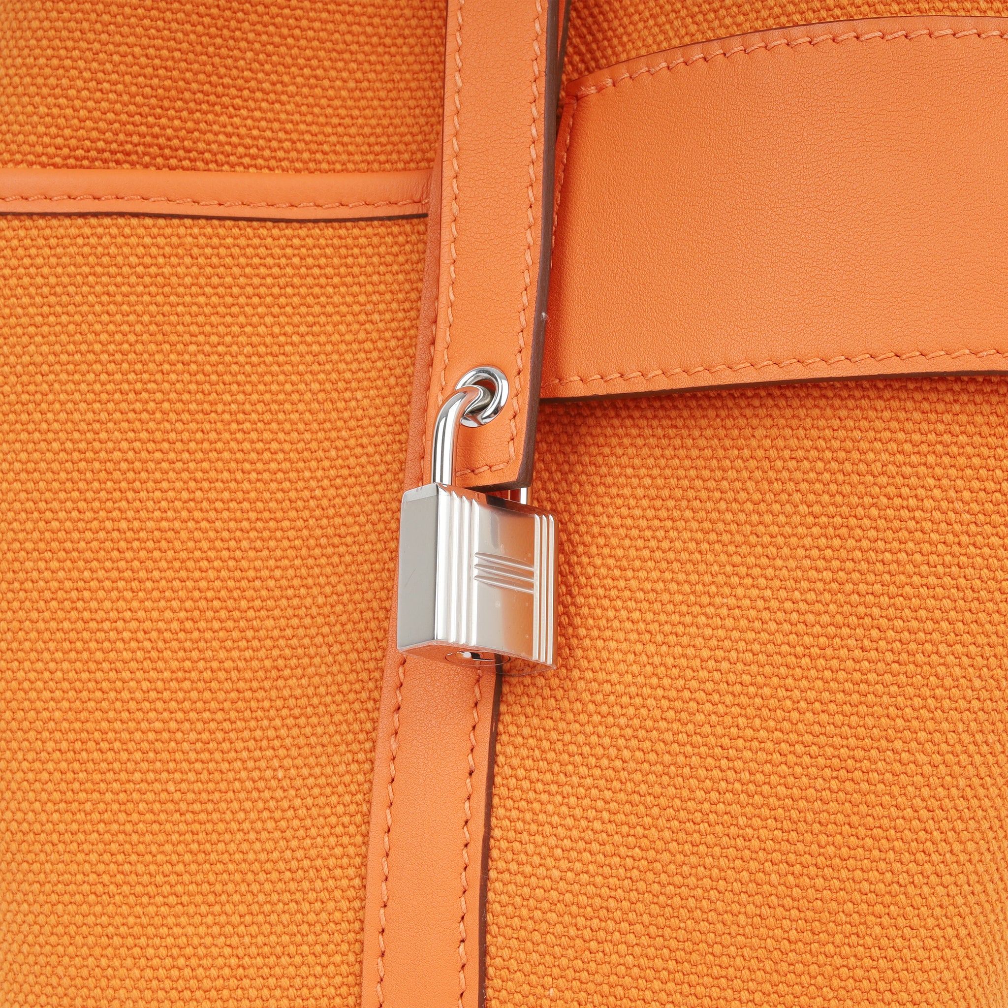 Hermes Picotin Lock 18 Bag CK93 Orange Clemence And K1 Rouge Grenat Swift  SHW
