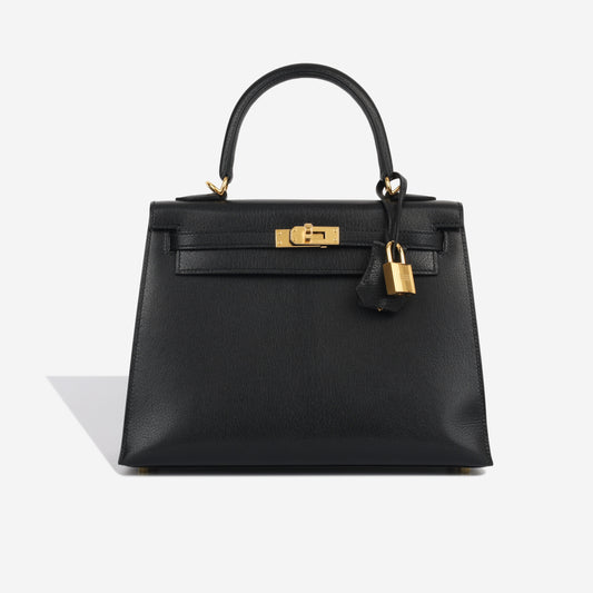 Kelly 25 - Noir Chèvre GHW