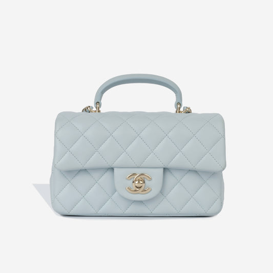 Mini Flap Bag With Top Handle