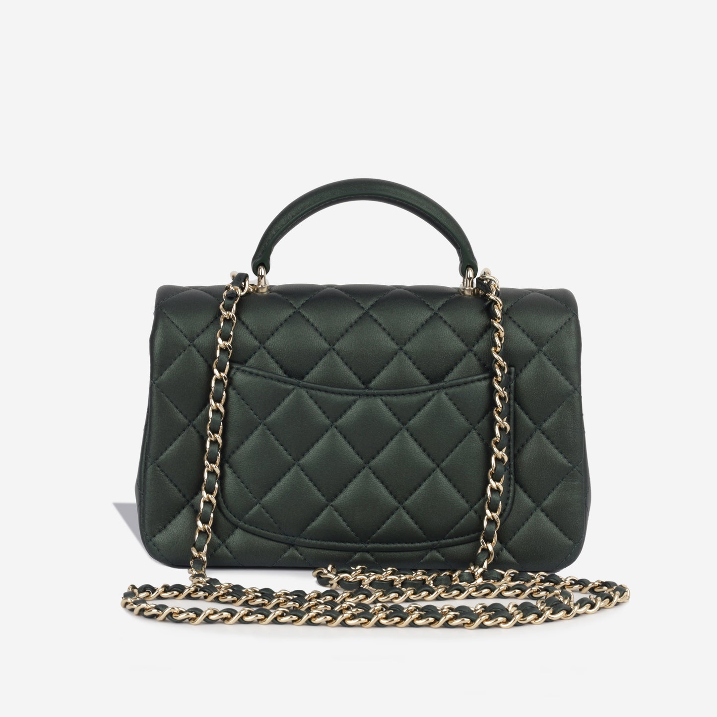 Mini Flap Bag With Top Handle