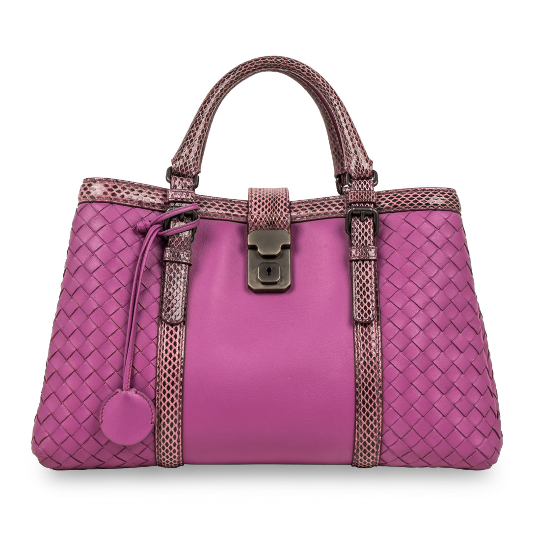 Roma Python Bottega Veneta - Small Roma Bag - Python – Bagista