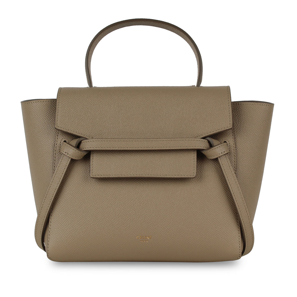 Celine belt bag nano light taupe sale