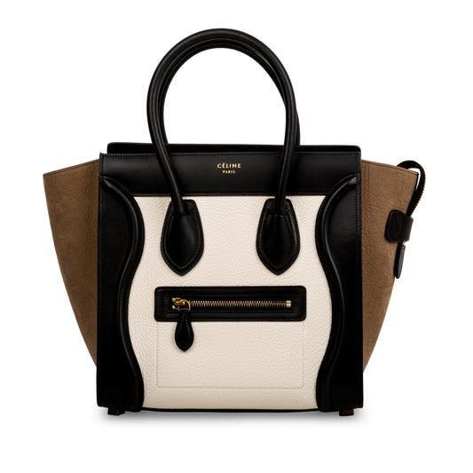 Micro Luggage Tote - Tri-colour