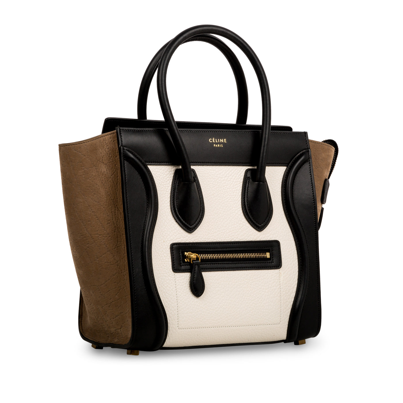 Micro Luggage Tote - Tri-colour