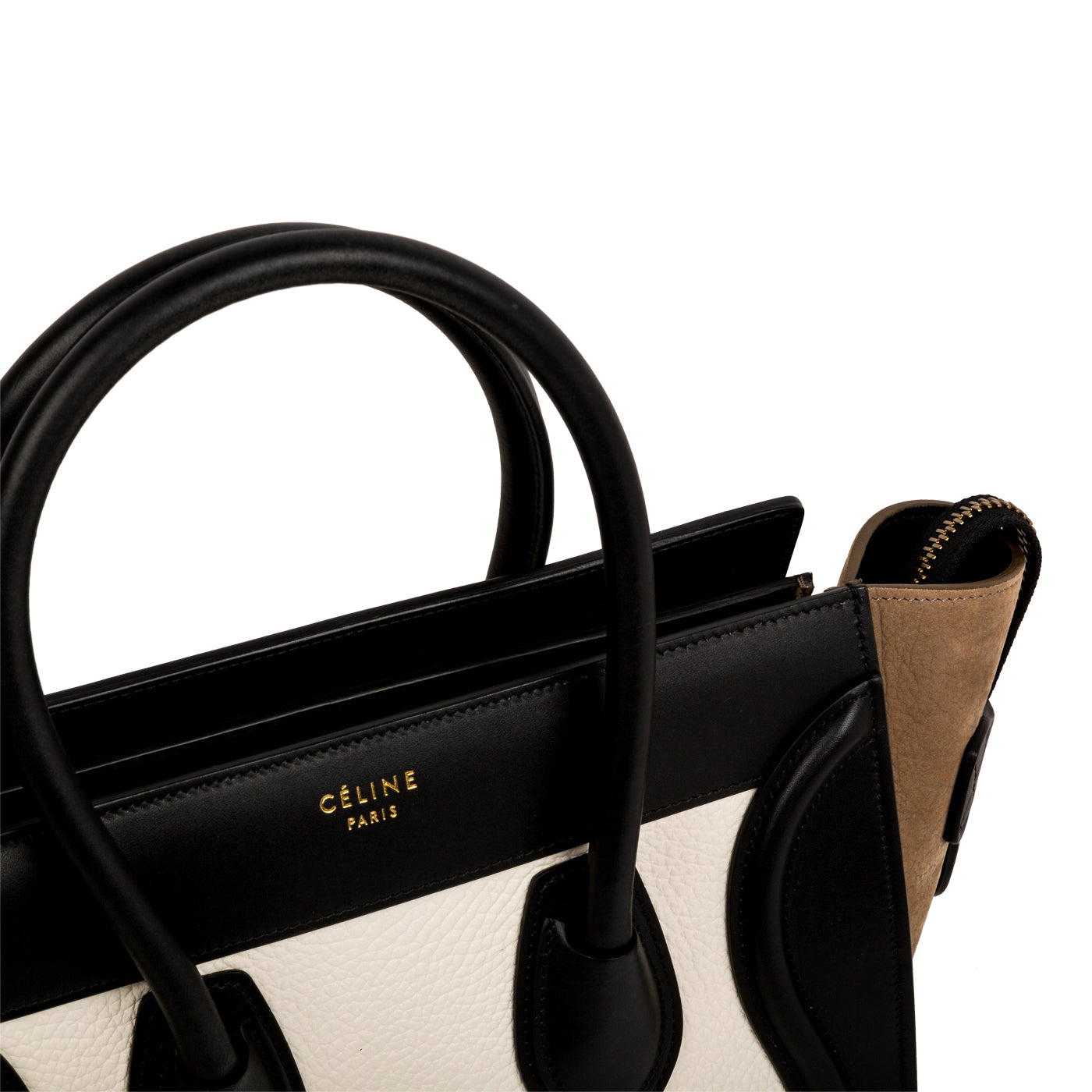 Micro Luggage Tote - Tri-colour