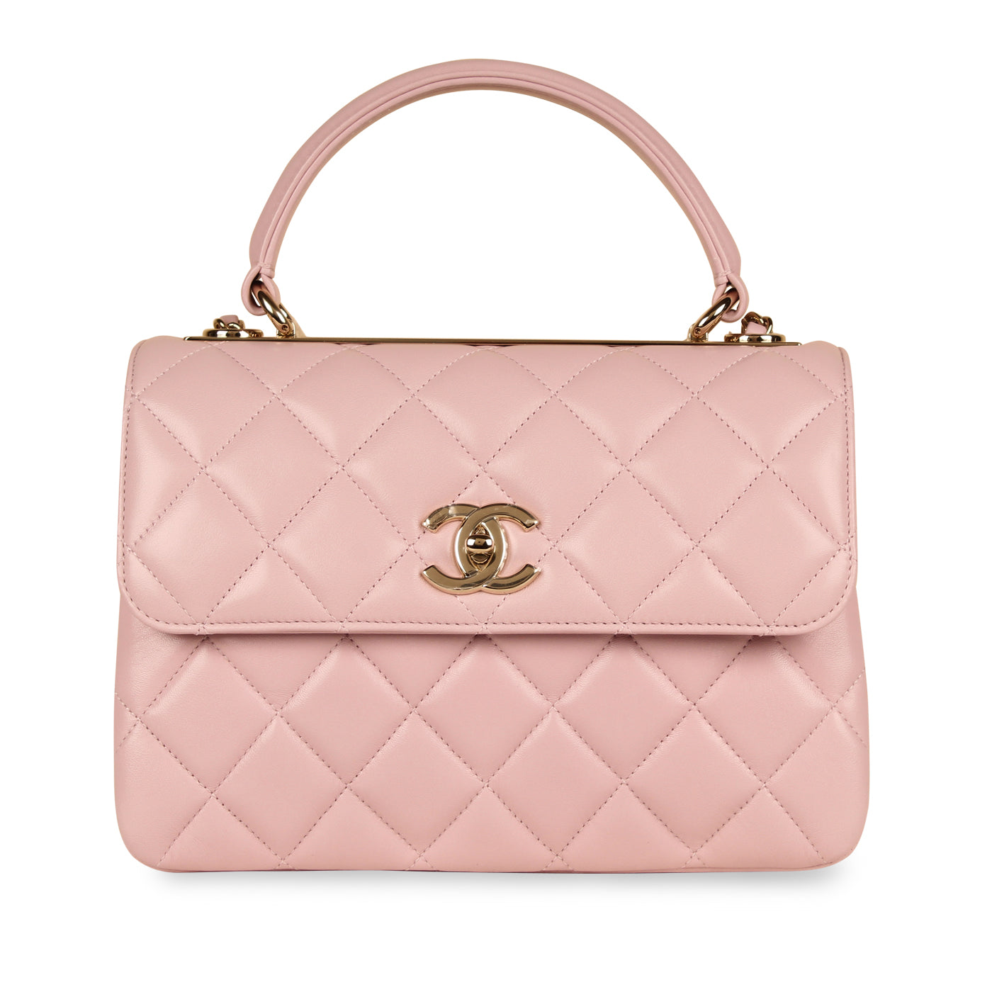 Chanel Light Pink Quilted Caviar Maxi Classic Double Flap Bag