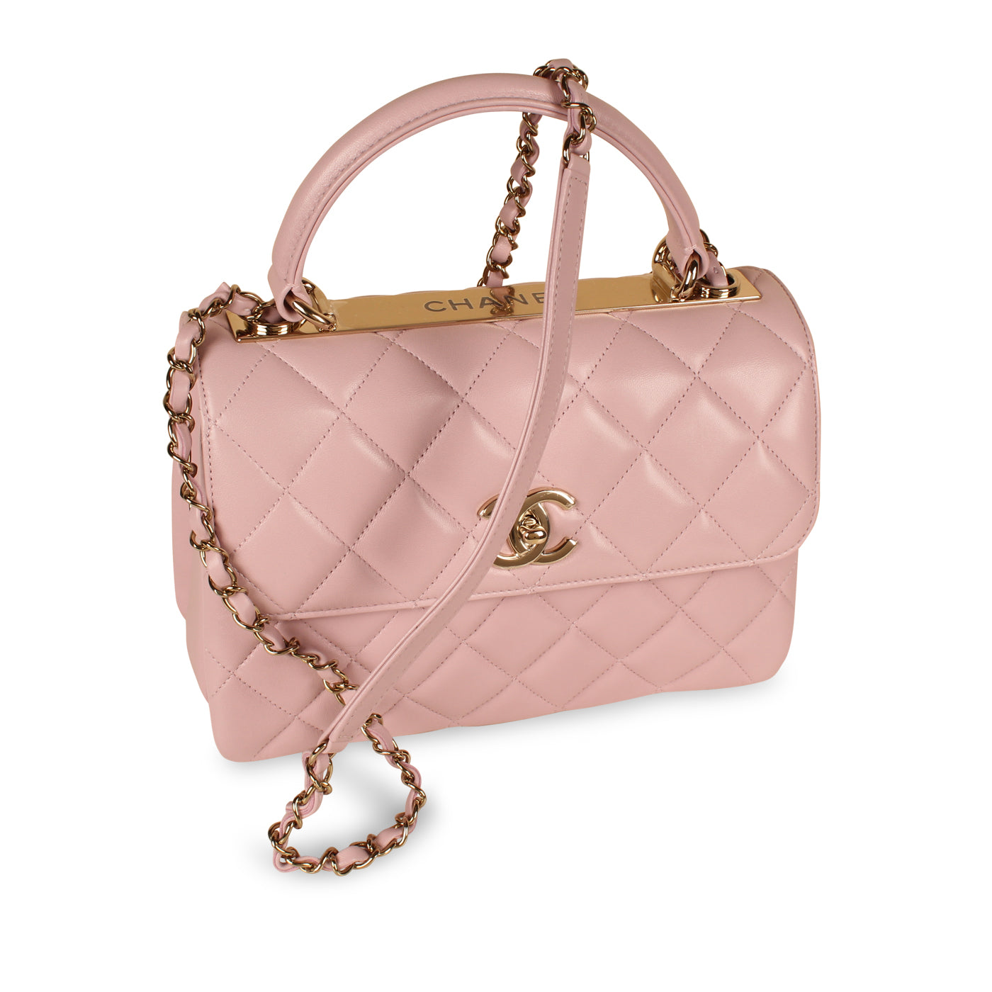 Chanel - Small Trendy CC Flap Bag - Pink/Lilac Lambskin
