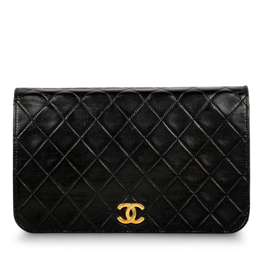 Lambskin Flap Bag - Patent