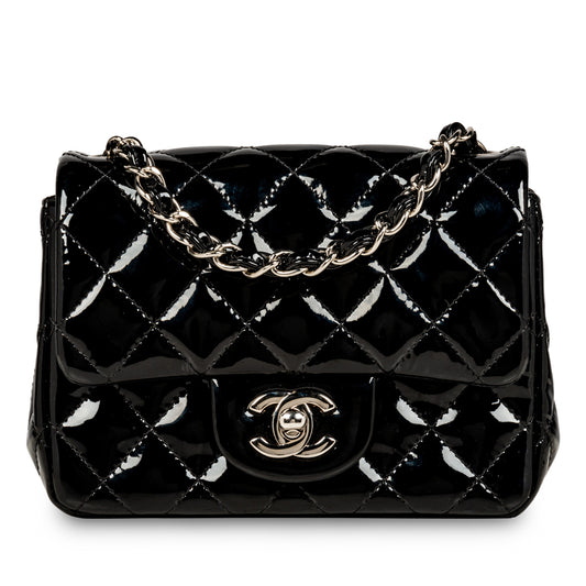 Classic Flap Bag - Mini Square - Patent