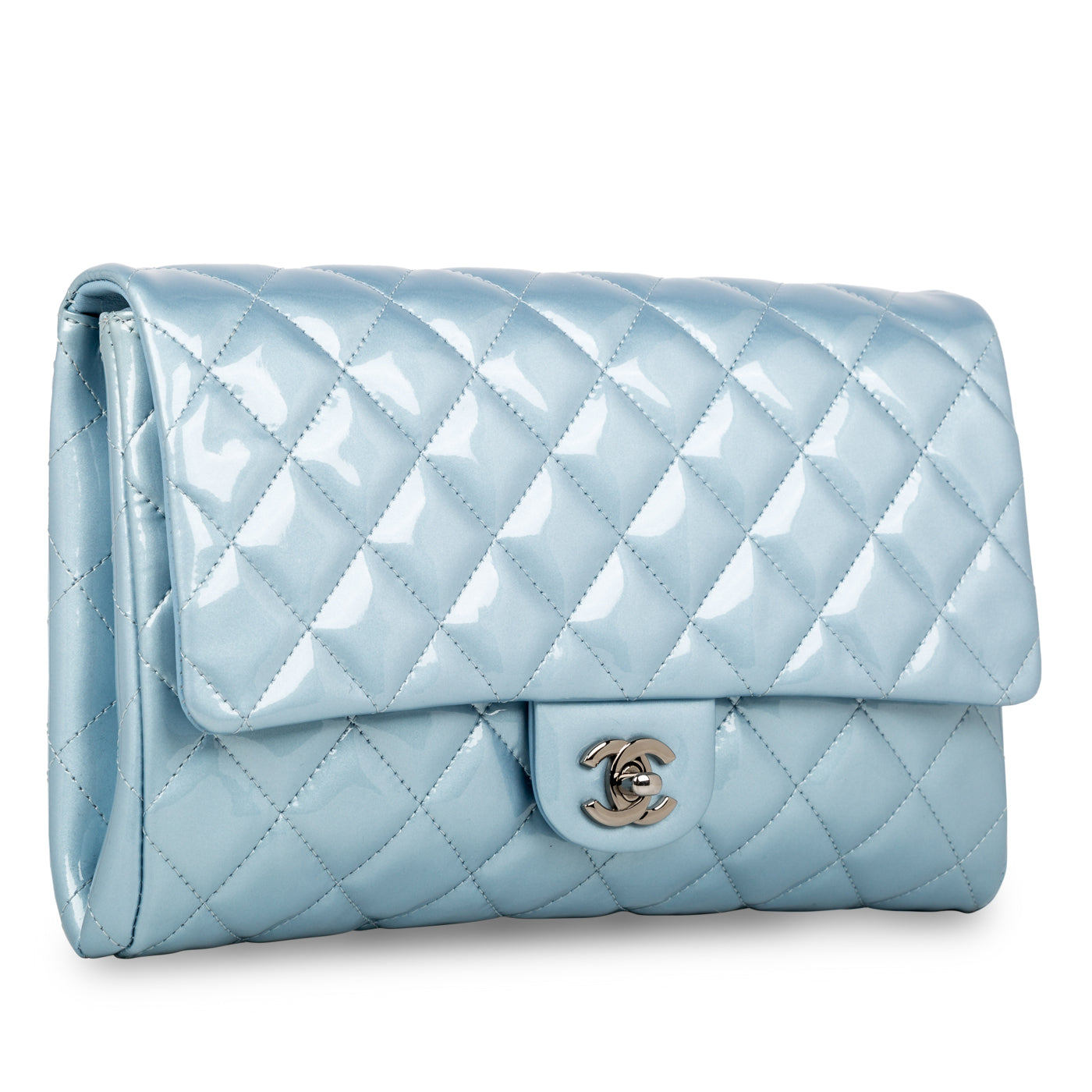 Chanel blue clutch sale