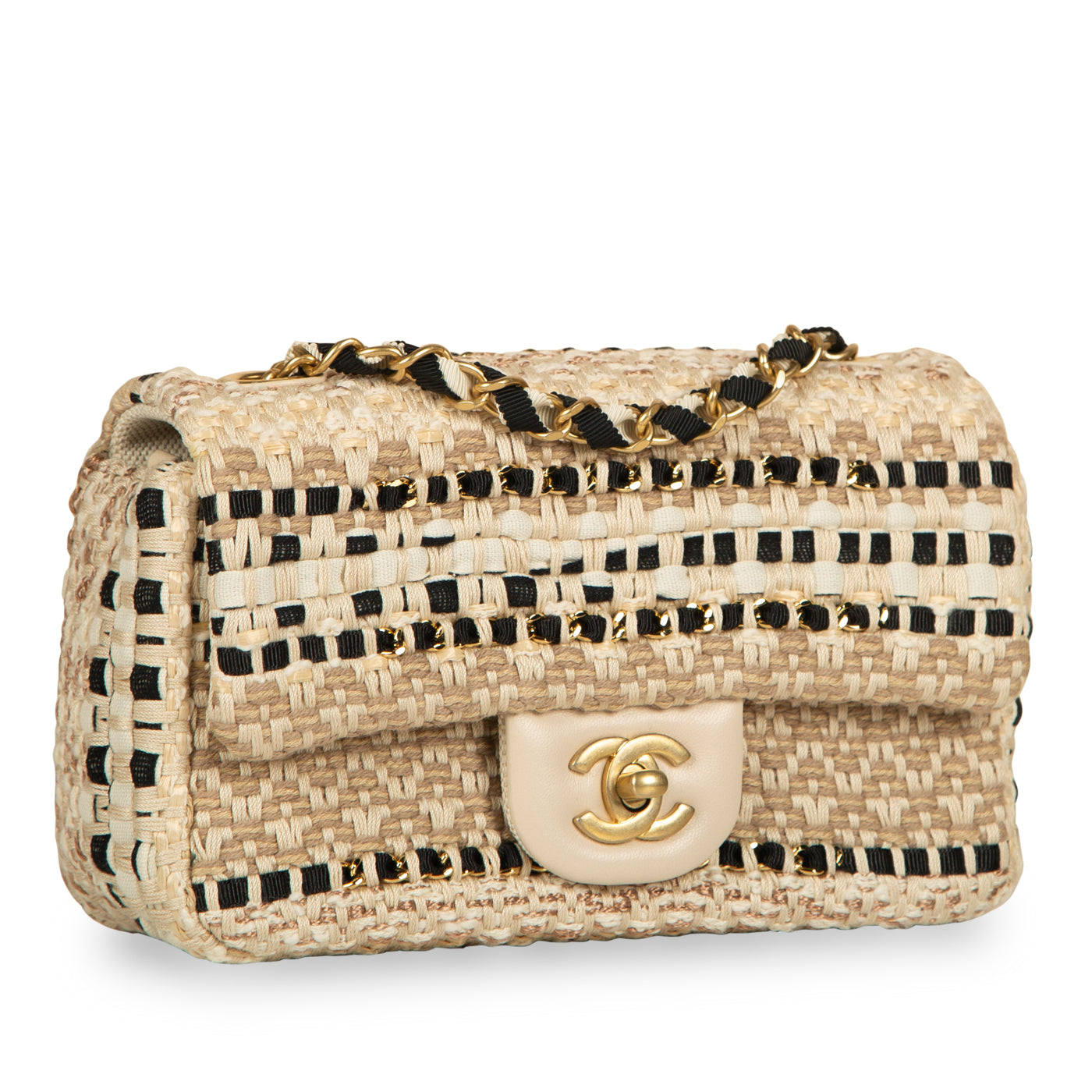 Chanel - Classic Flap Bag - Mini Rectangular - Tweed