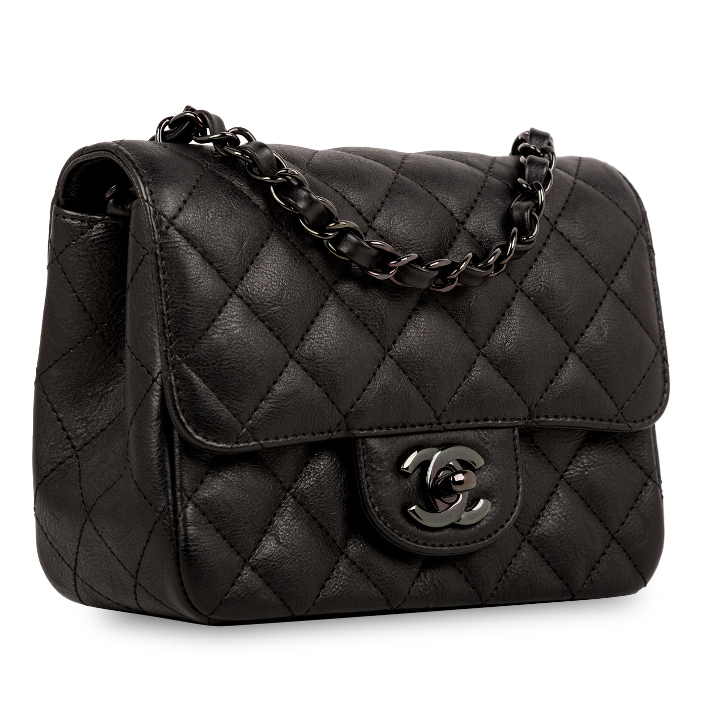 Classic Flap Bag - Mini Square - So Black