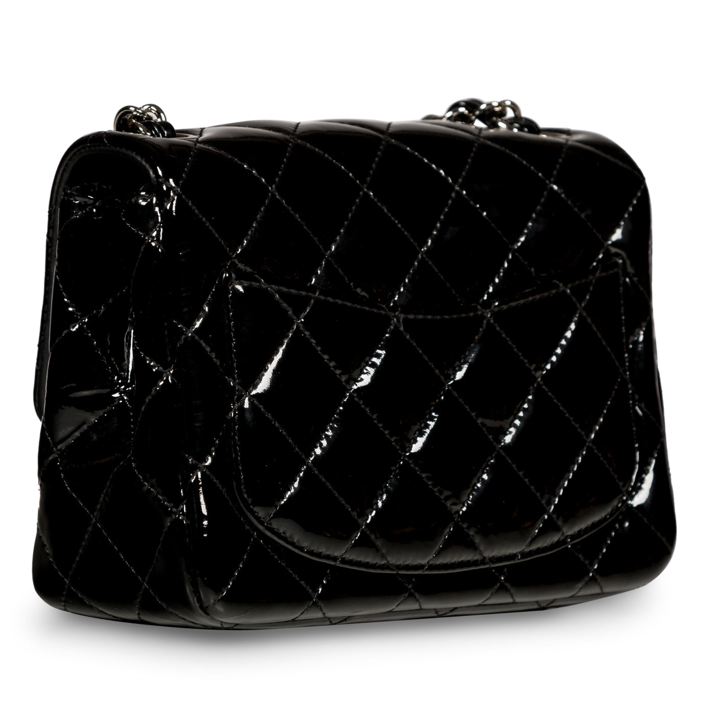 Classic Flap Bag - Mini Square - Patent