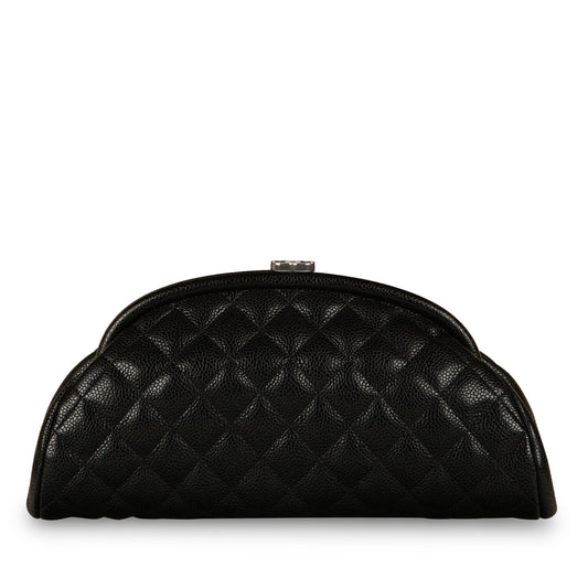 Timeless Kisslock Half Moon Clutch