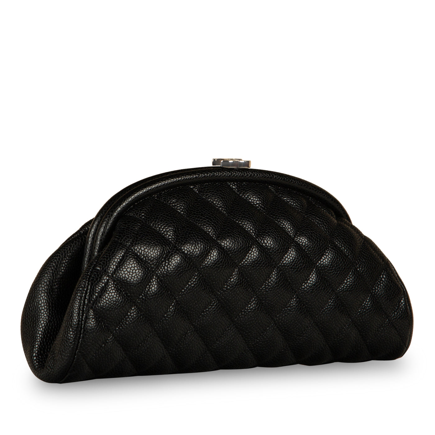 Timeless Kisslock Half Moon Clutch