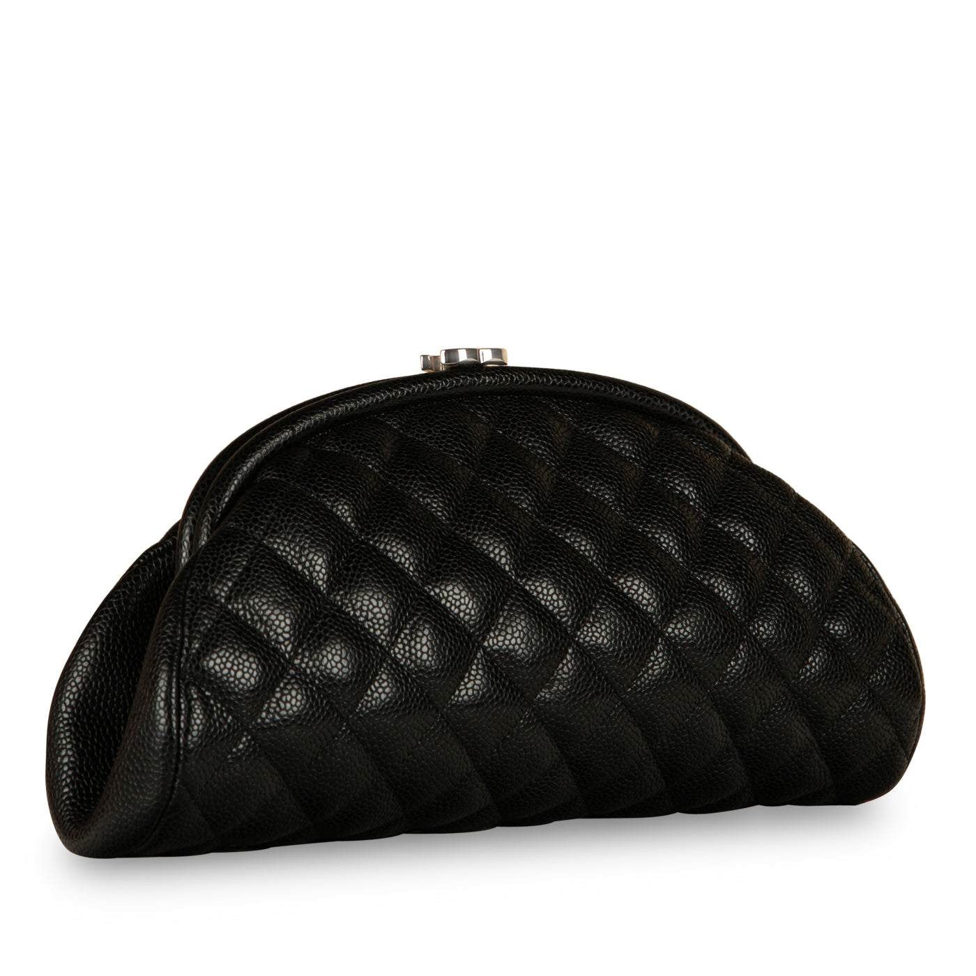 Timeless Kisslock Half Moon Clutch