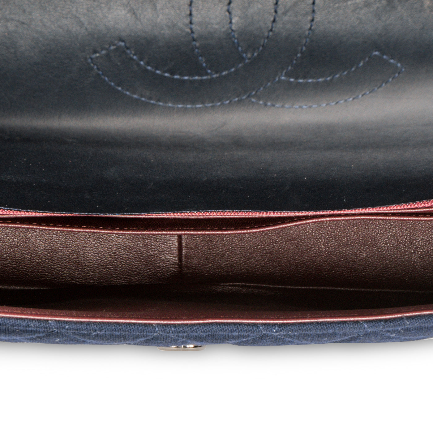 Classic Flap Bag - Jersey Fabric - Navy