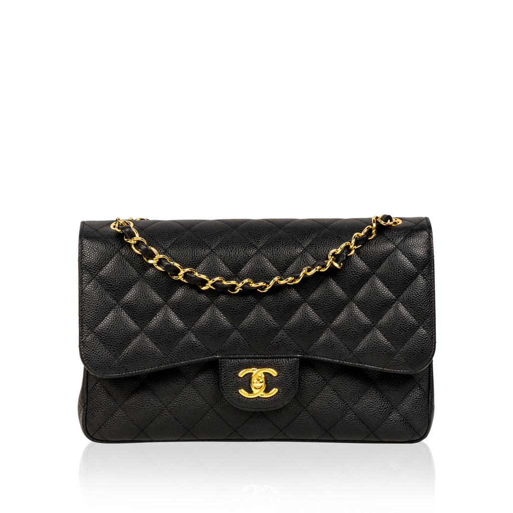 Chanel Classic Flap Bag - Jumbo - Caviar