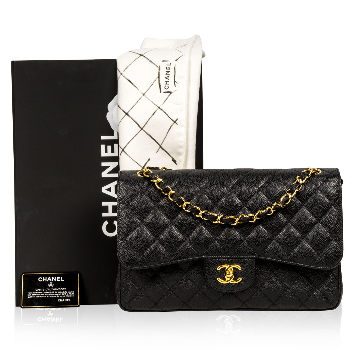 Classic Flap Bag - Jumbo - Caviar