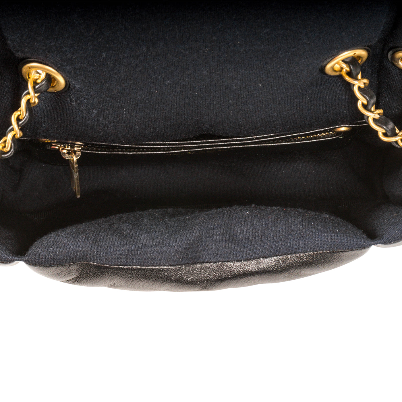 "Vintage" Puffy Flap Bag - Small