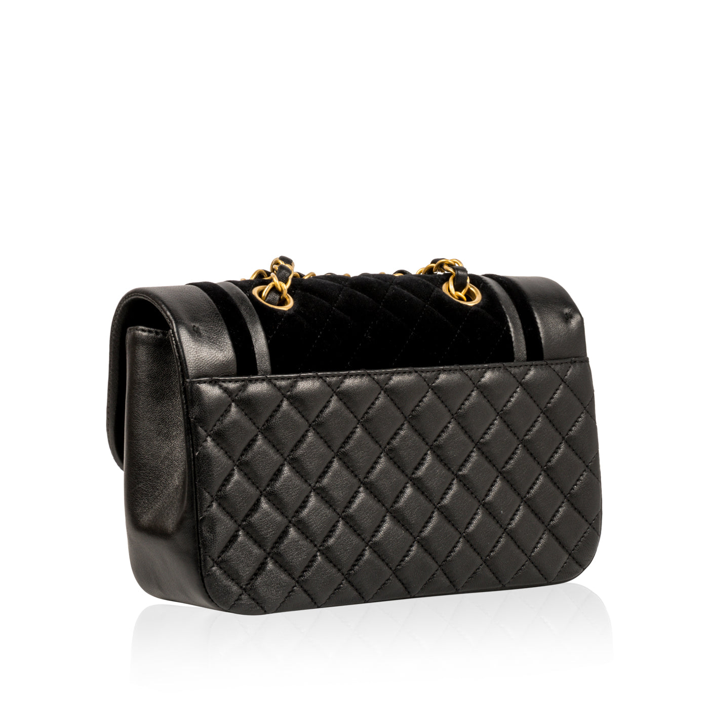 Chanel Paris-Cosmopolite Velvet Private Affair Flap Bag - Blue Crossbody  Bags, Handbags - CHA930225