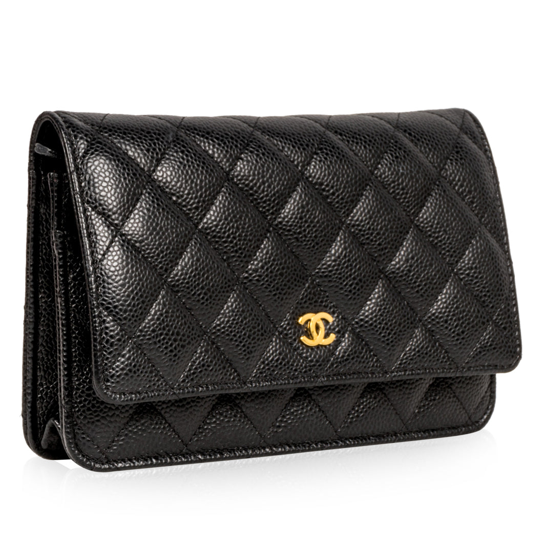 Chanel - Wallet on Chain - Gold Hardware - Caviar