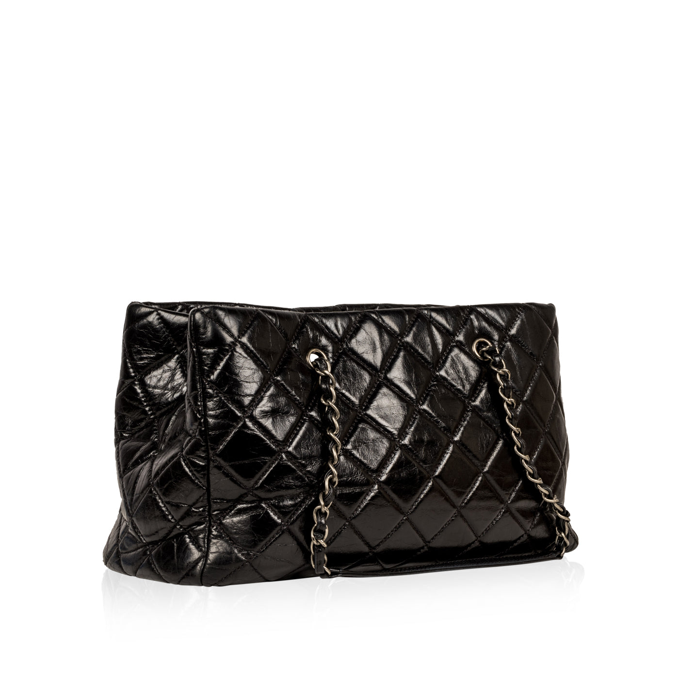 Distressed Leather Shoulder Bag