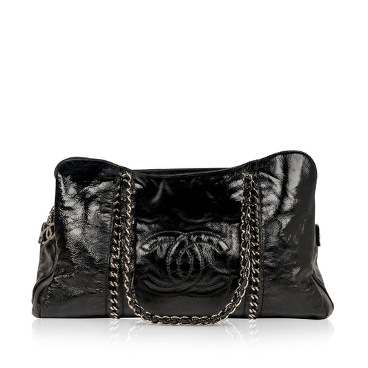 East West Patent Tote