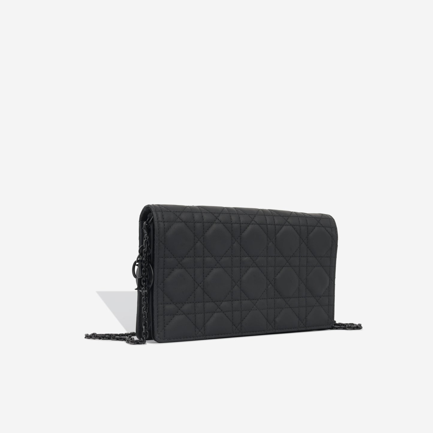 Lady Dior Pouch - Matte Black
