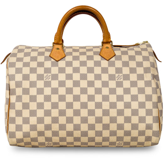 Speedy 35 - Damier Azur