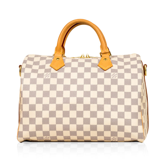 Speedy 30 Bandoulière - Damier Azur