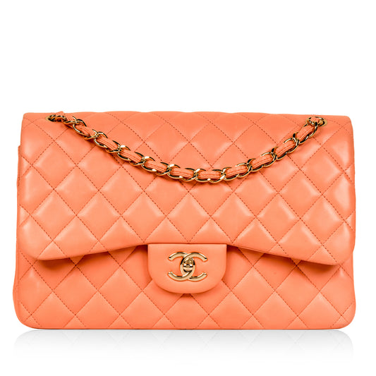 Classic Flap Bag - Jumbo - Peach