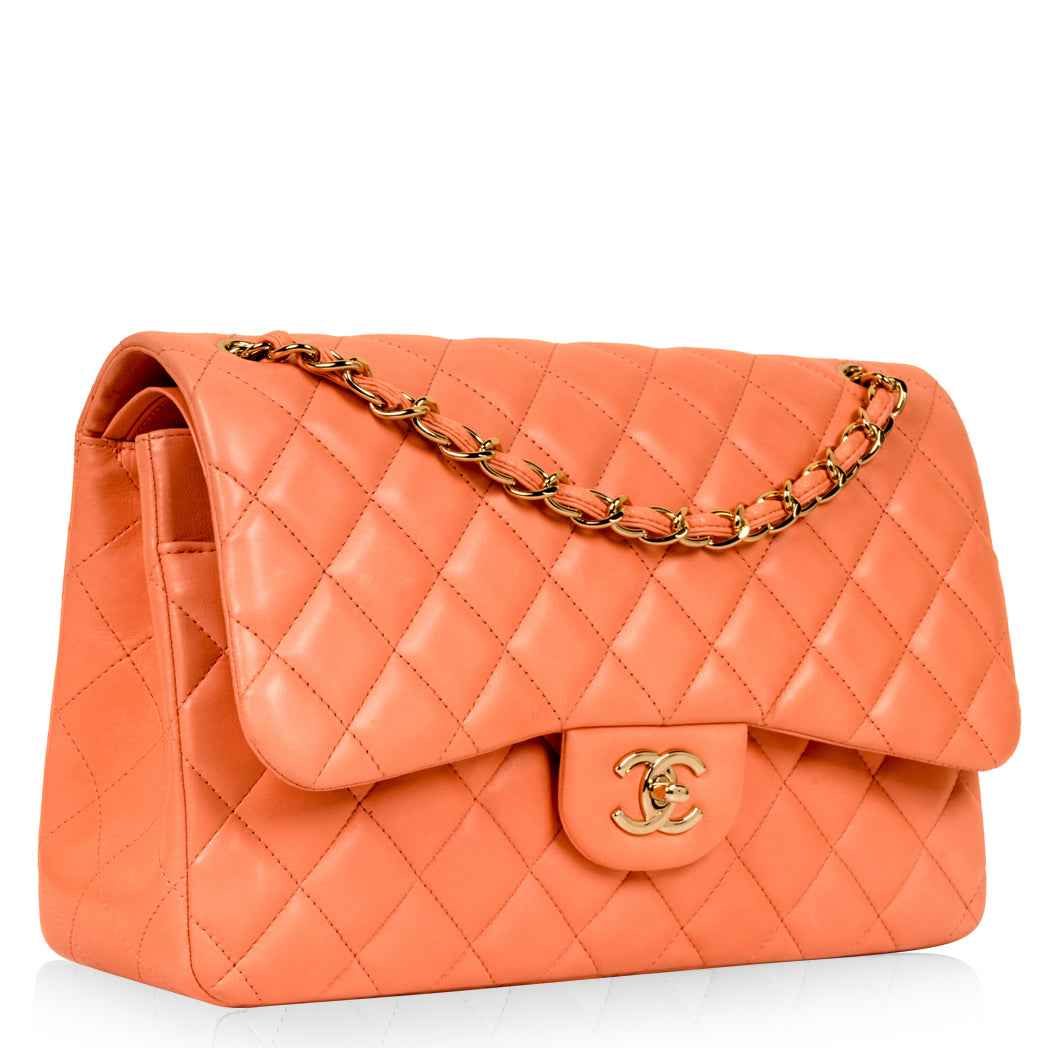 Classic Flap Bag - Jumbo - Peach