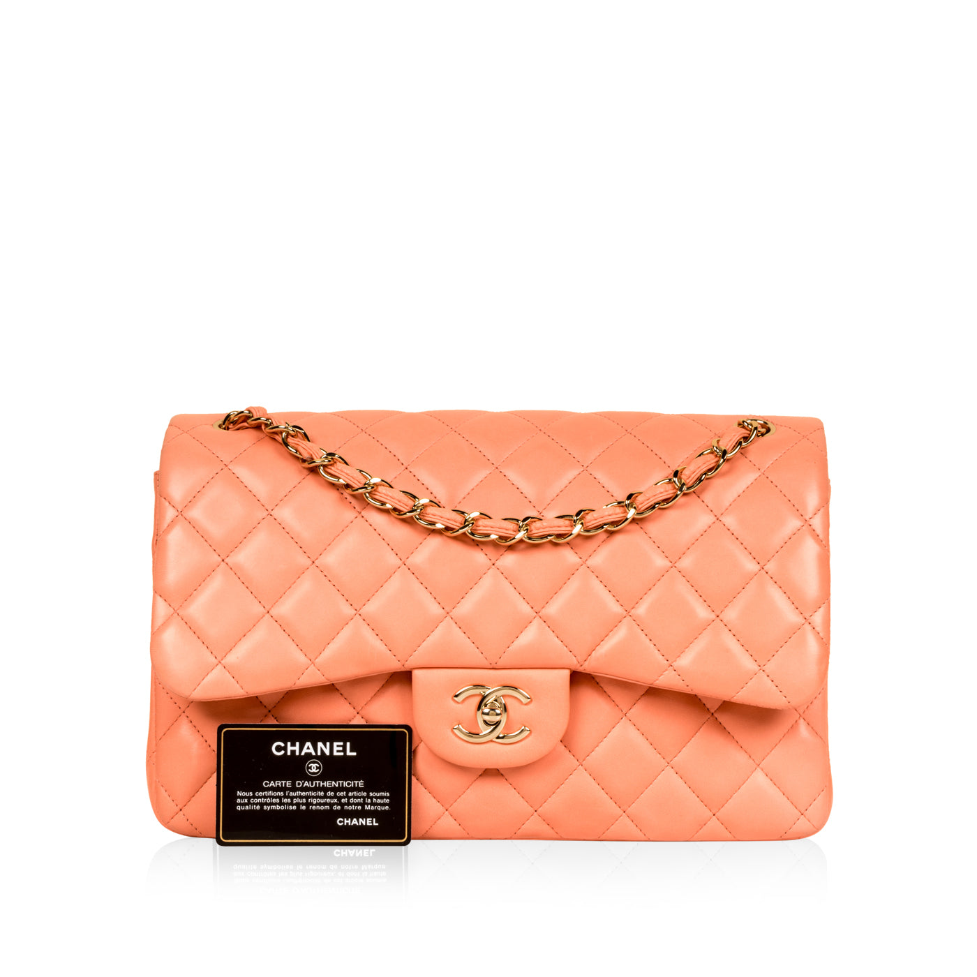 Classic Flap Bag - Jumbo - Peach