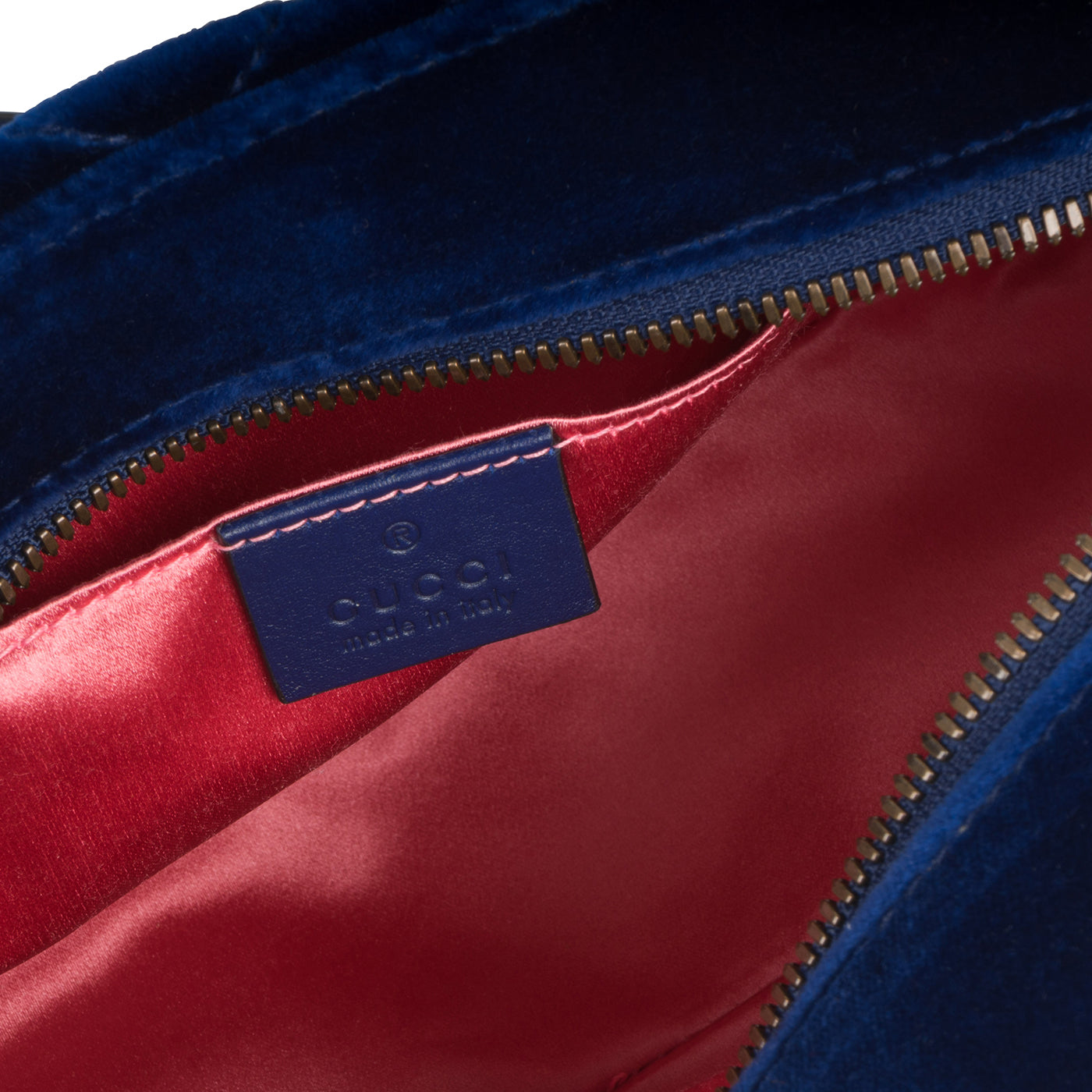 Gucci marmont camera bag Blue Velvet ref.181822 - Joli Closet