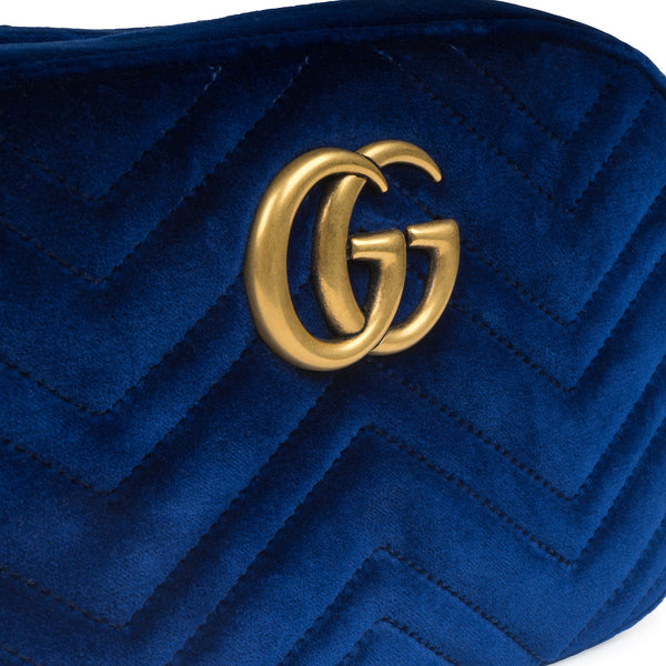 GG Velvet Marmont Camera Bag