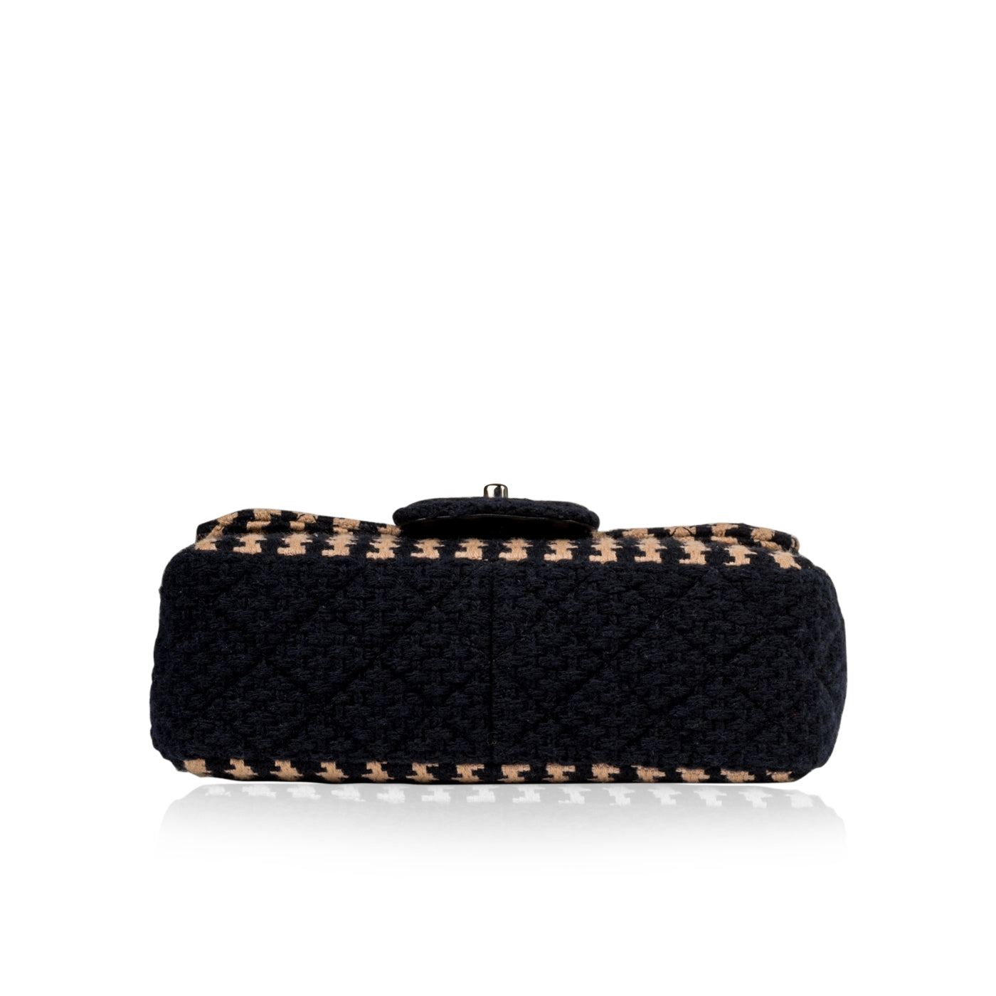 Houndstooth Flap Bag