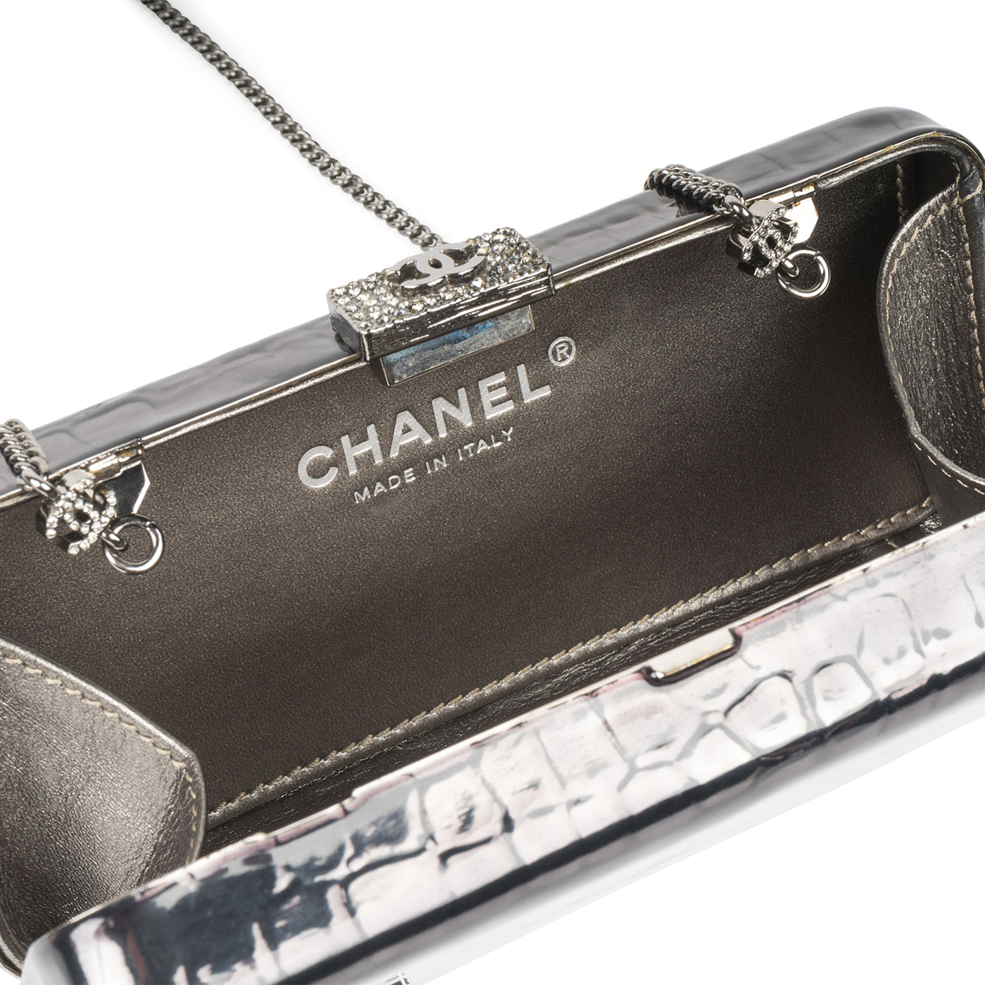 Minaudière Runway Clutch on Chain