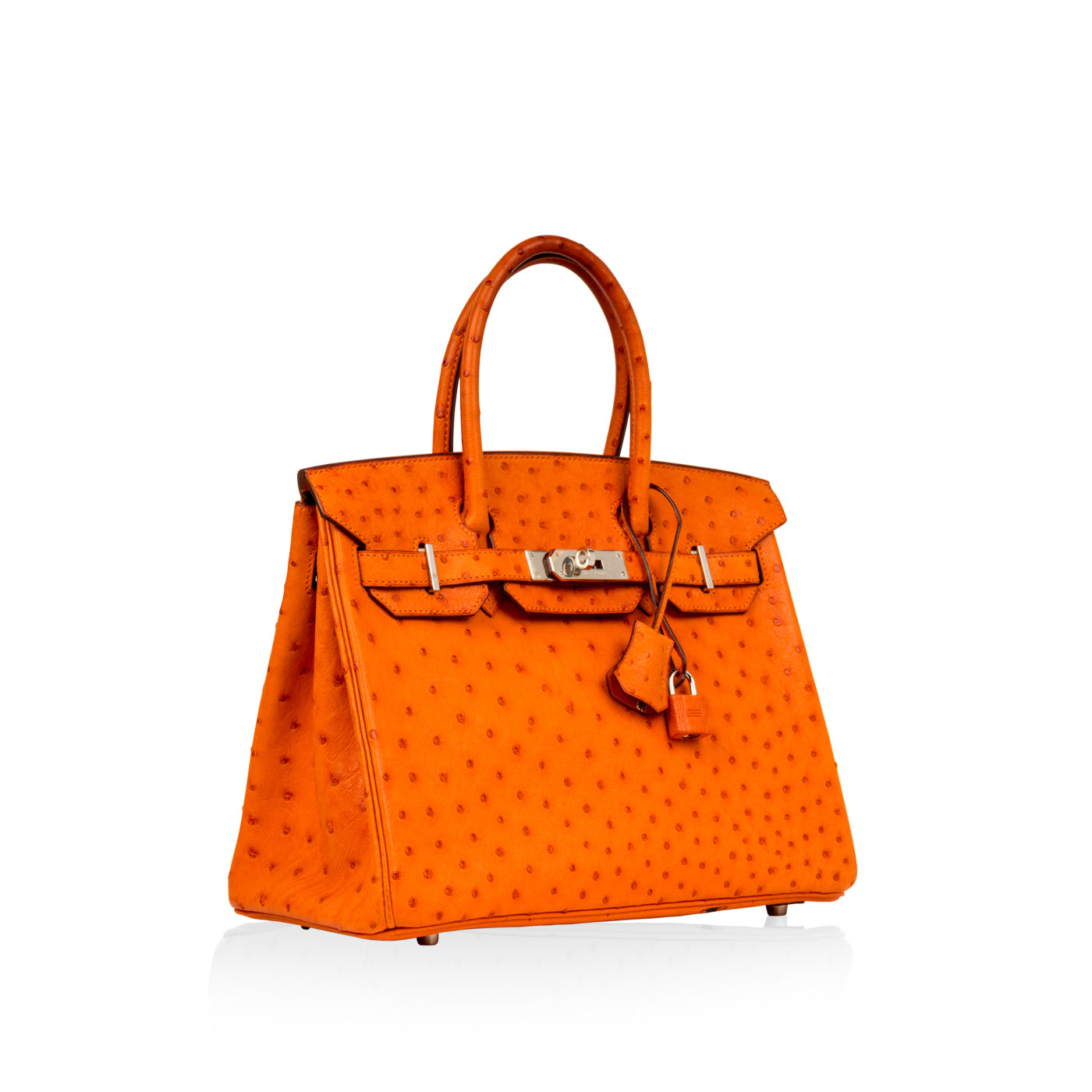 Orange ostrich birkin bag Clearance