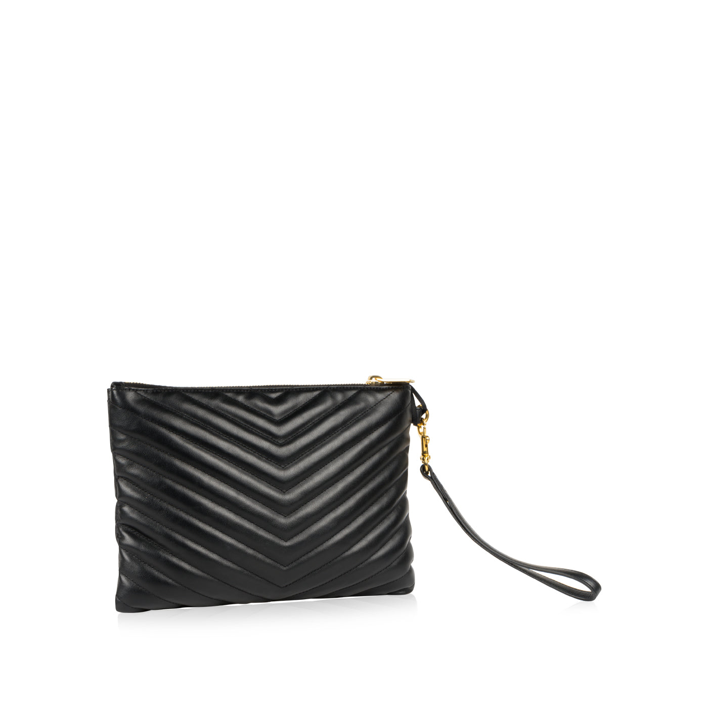 Chevron Stitched Pouch