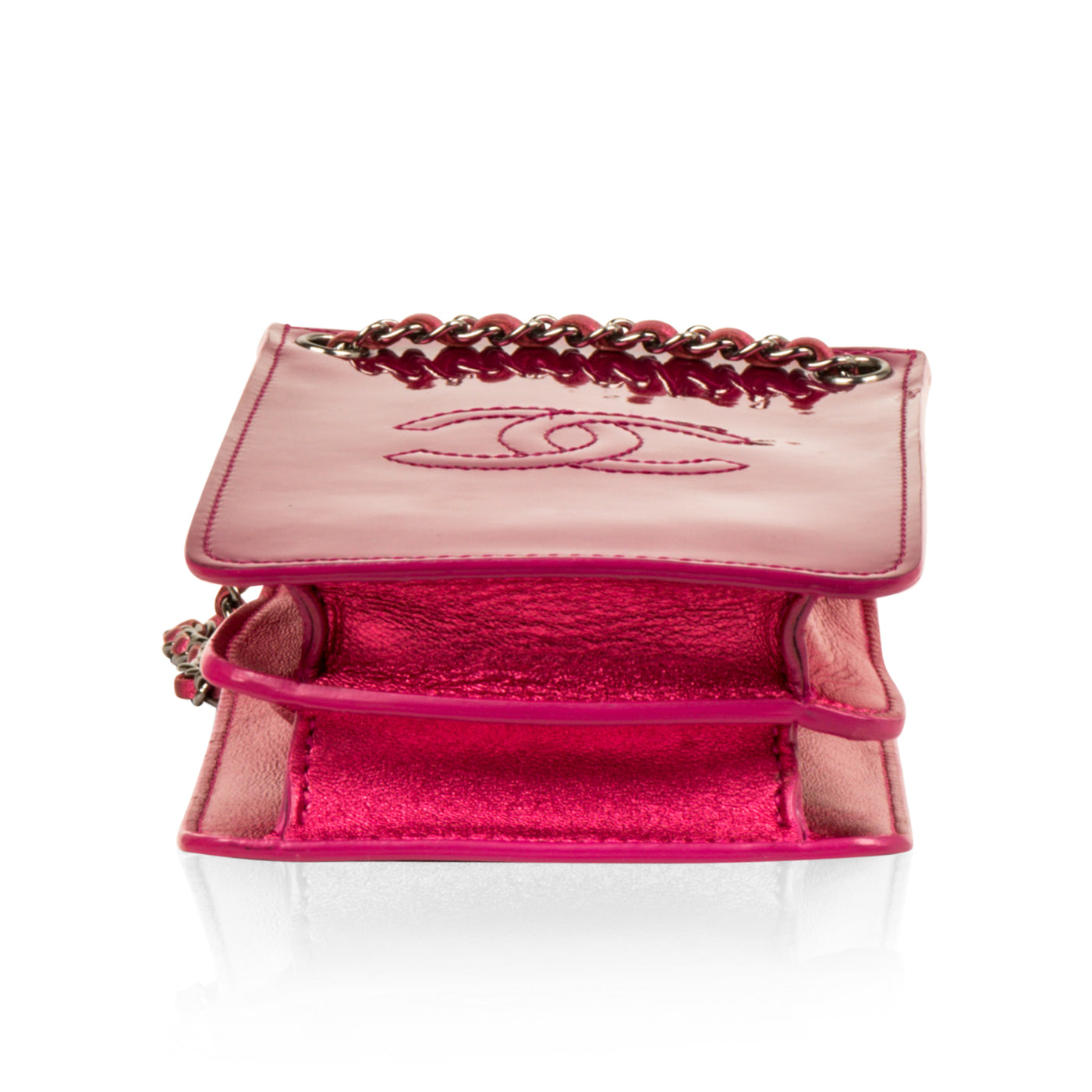 Metallic Pink Phone Crossbody