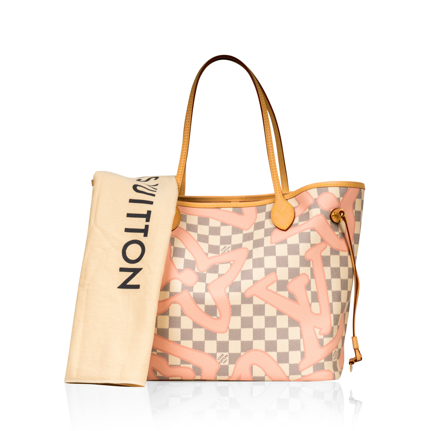 Louis Vuitton - Neverfull Tahitienne - Damier Azur - Pre-Loved